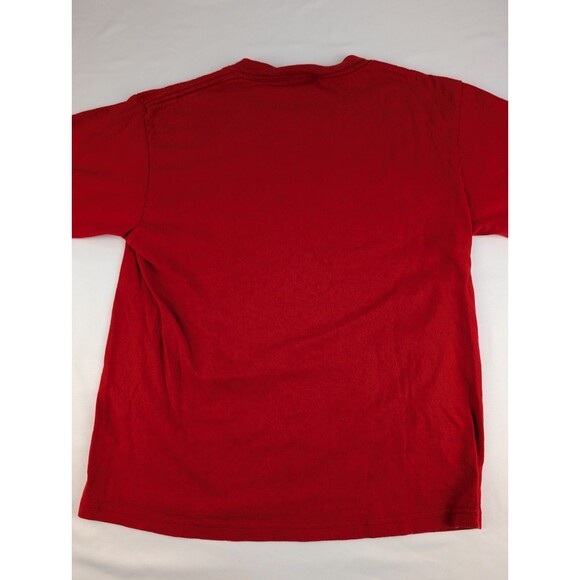 Kids L 10/12 ROCKER SUPREME LONG SLEEVE PULLOVER RED Vintage - Picture 7 of 8